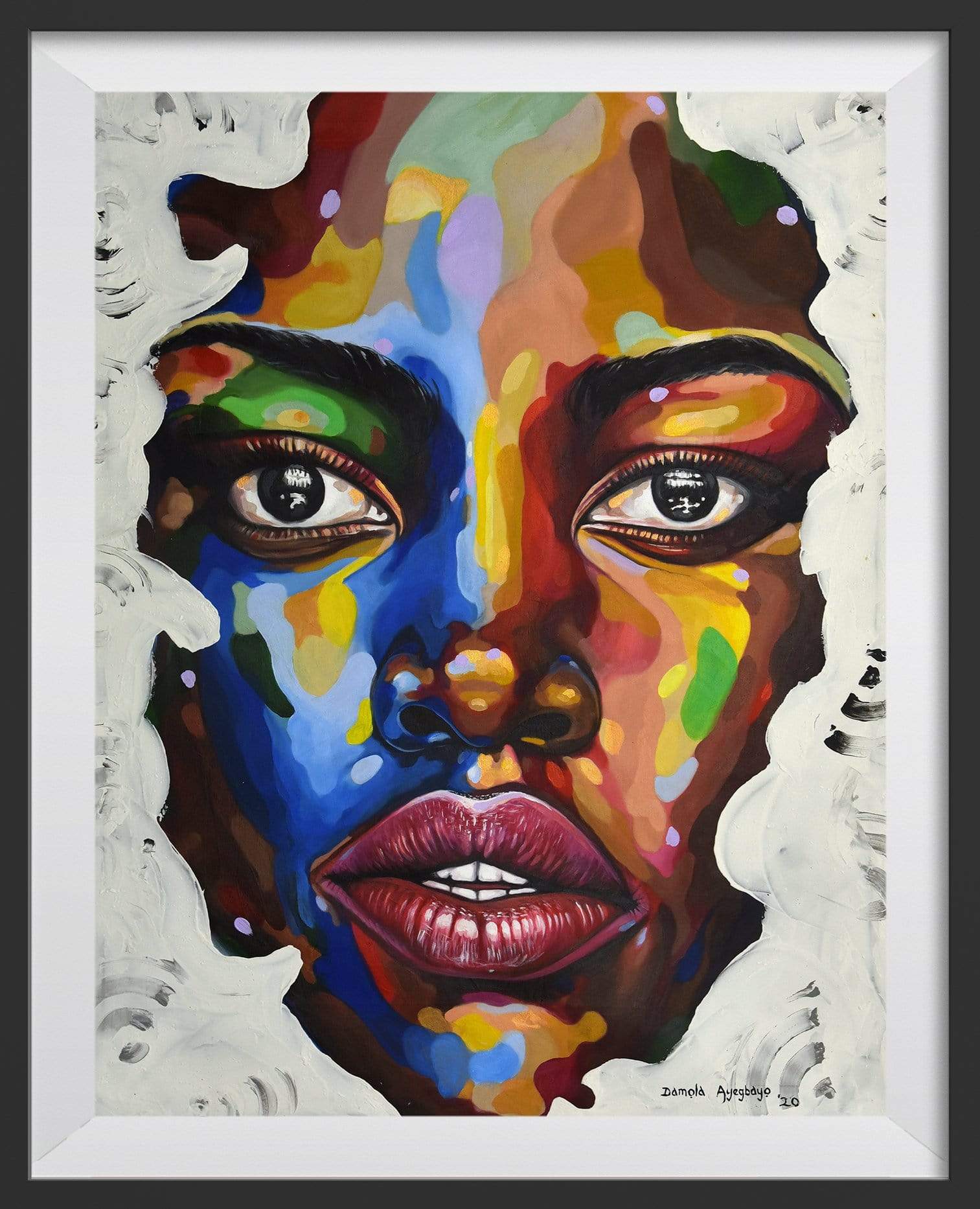 Damola Ayegbayo Digital Print S - 12x15inch / Black Isolation