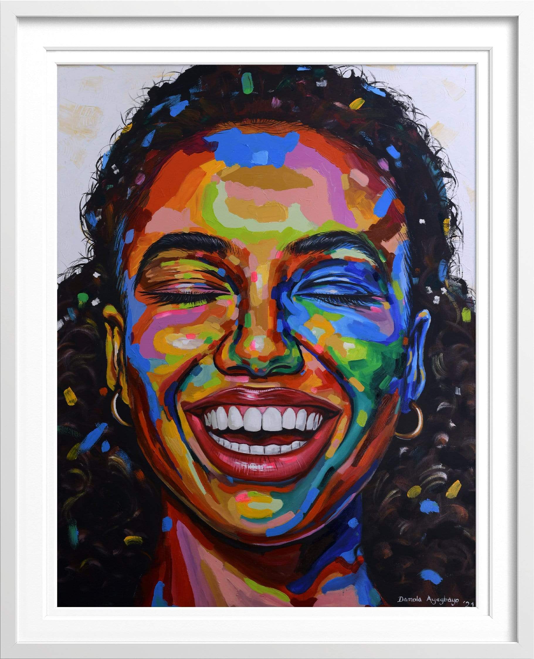 Damola Ayegbayo Digital Print S - 12x15inch / White Celebrate Life 5