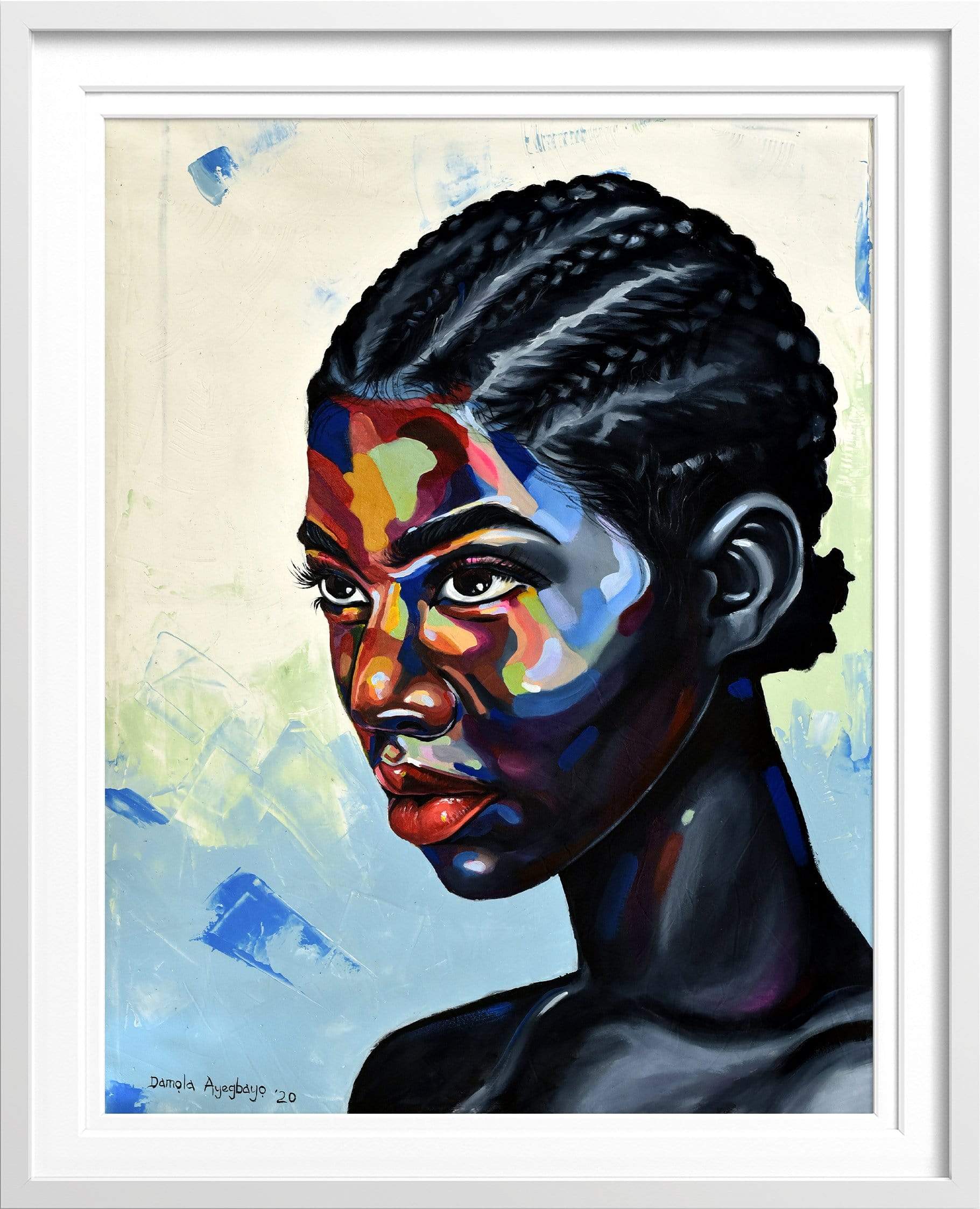 Damola Ayegbayo Digital Print S - 12x15inch / White Looking Forward